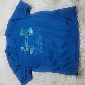 Youth Small blue Under Armor Tshirt
